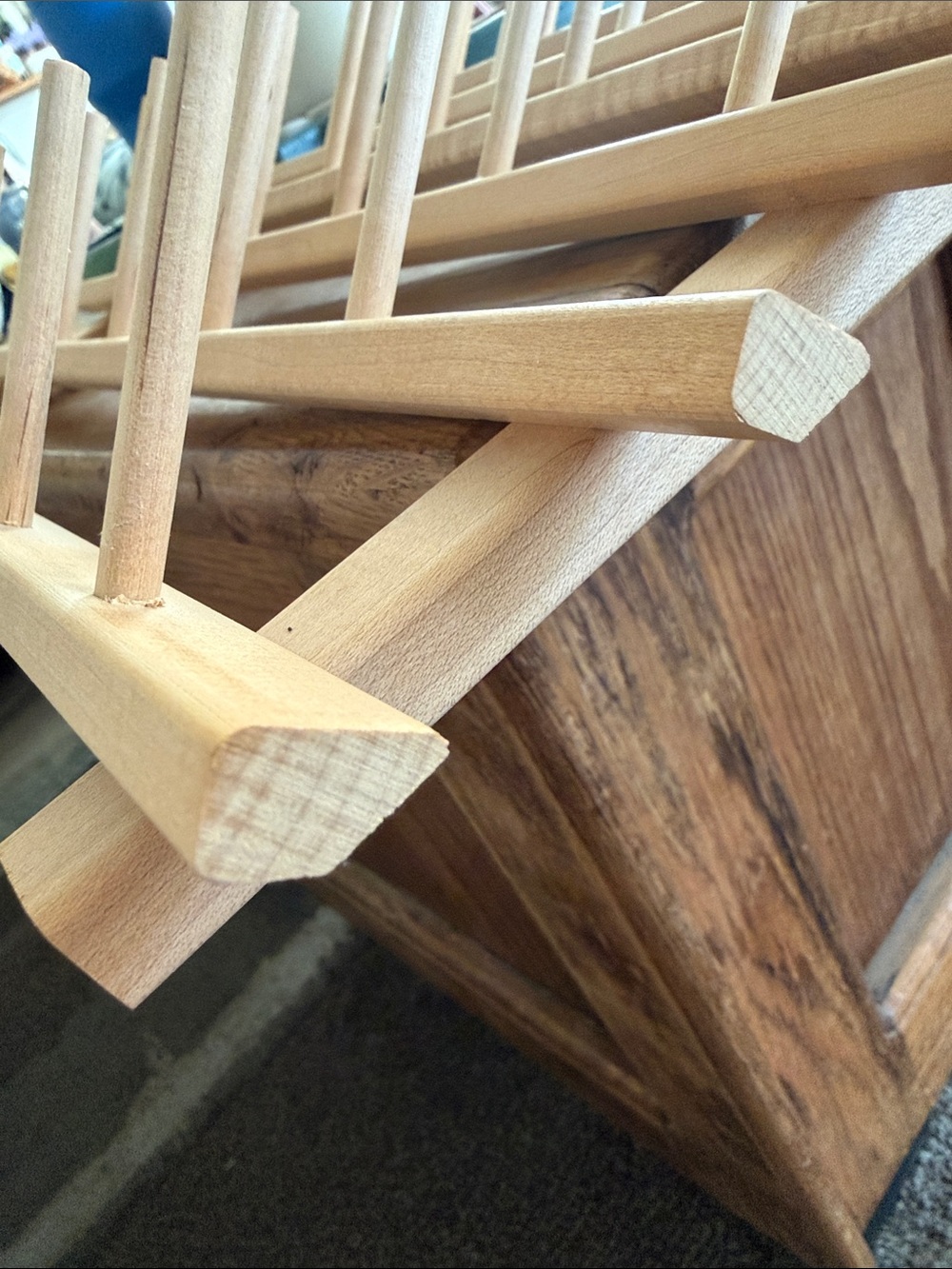 June Tailor Wooden 33 Spool Thread Rack - Picture 8 of 11